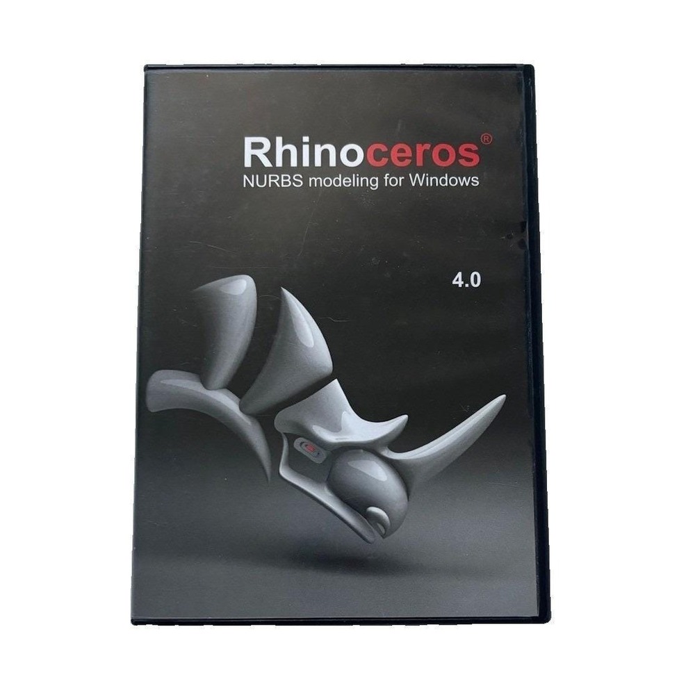 Rhinoceros 4.0 Educational NURBS Modeling Windows PC Software CD Robert McNeel